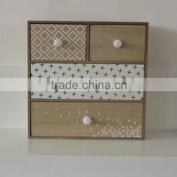 Mini Wood Chest of Drawers photo-2