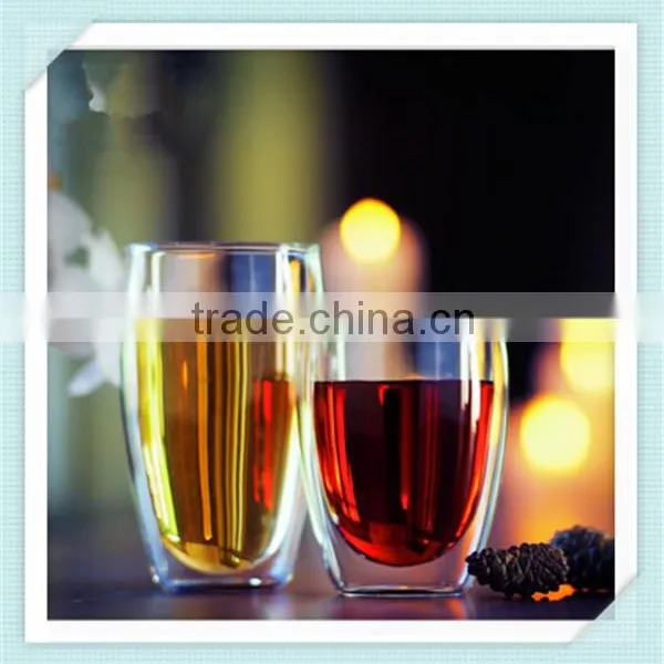 Wholesale Double Wall Glass Coffee Cup Borosilicate Material Heat-resistant Double Wall Glass Cup for Sale photo-2