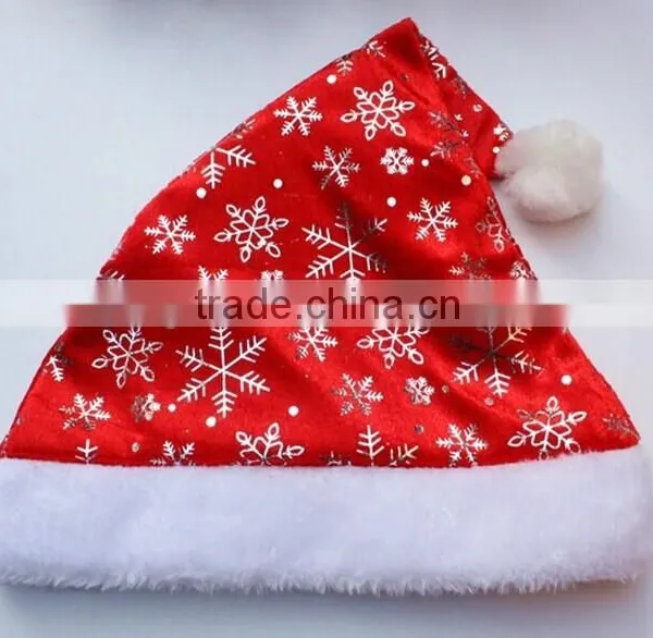 Cute Red Christmas Plush Santa Claus Hat photo-3