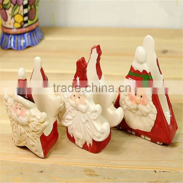 Ceramic Santa Claus Napkin Holder