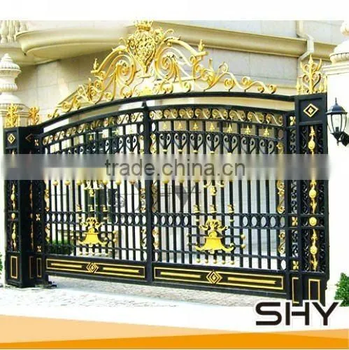 Metal Wrought Iron Beautiful Decoration Door photo-2