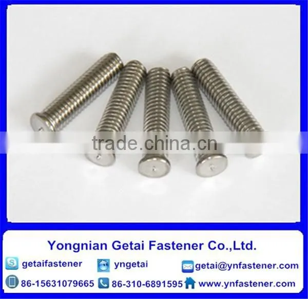 Welding Screws/studs ,Shear Studs,welded Studs, Weld Studs,DIN933/931 HDG / Galvanized With Black /yellow Zinc Plated/blue White photo-2