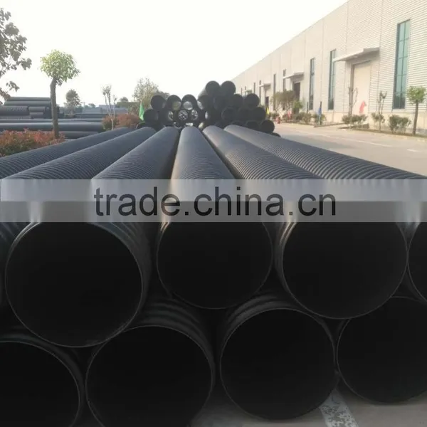 Hot Sale Metal Reinforced HDPE Corrugated Drainage Pipe photo-3