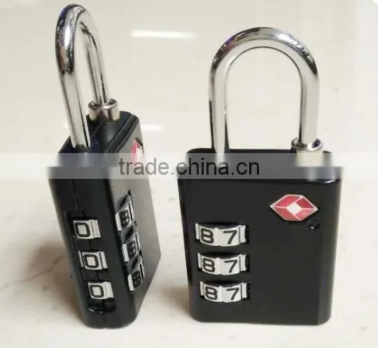Wholesale OEM Logo TSA Luggage Padlock
