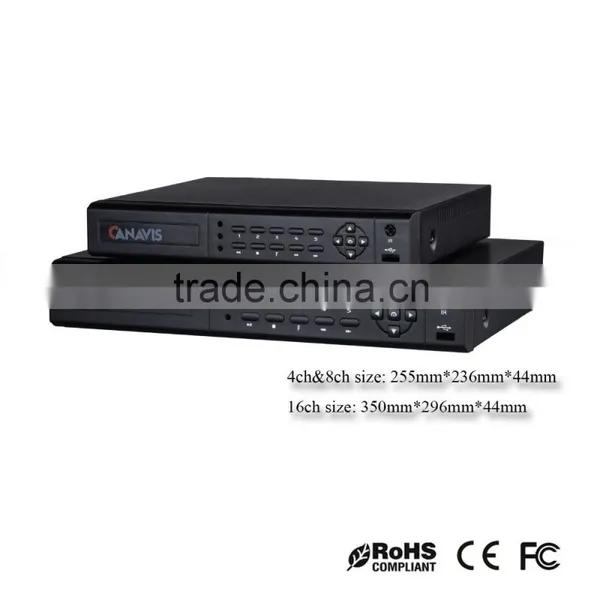 1080P Real-time Playback DVR for Home Security Camera System CCTV Kit 4ch h 264 DVR Red/sliver Not Include Hard Drive photo-4