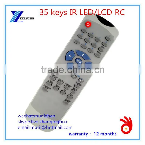 High Quality Black 49 Keys IR Remote Control for CHKQ 3218DS-HD Lcd/led tv photo-3