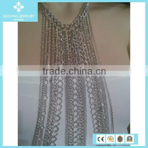 Wholesale Turkish Silver Body Chain Necklace Jewelry photo-2