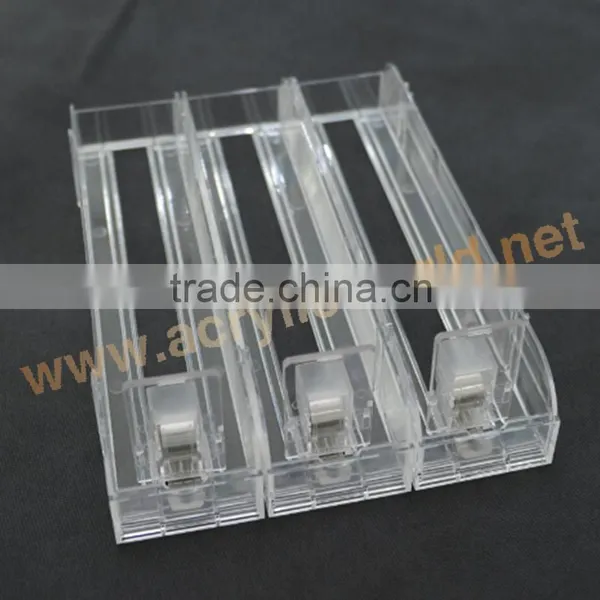 Cigarette Pack Pusher Shelf Kit Includes Slides/ Frame Shelf With Fixed Width Pushers photo-2