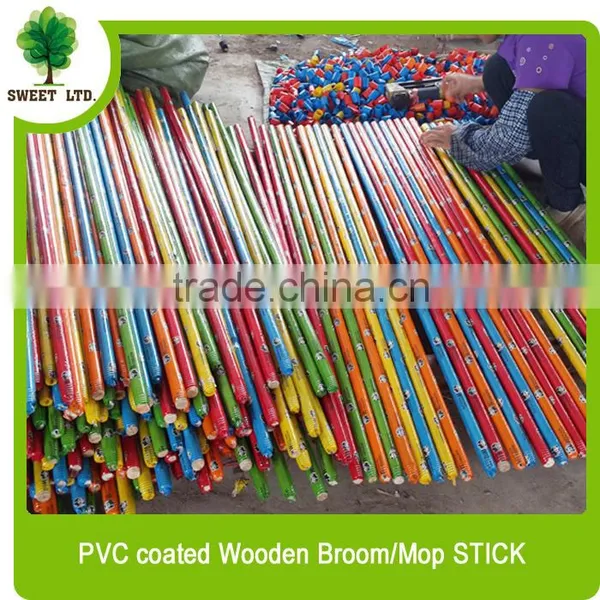 Plastic Cover Eucalyptus Material Wooden Mop Handle photo-6
