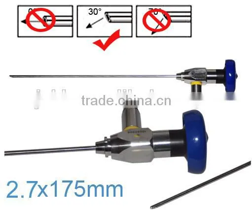 Optics Stainless Sinuscope With Storz Stryker Olympus Wolf Connector 2.7*175mm photo-3