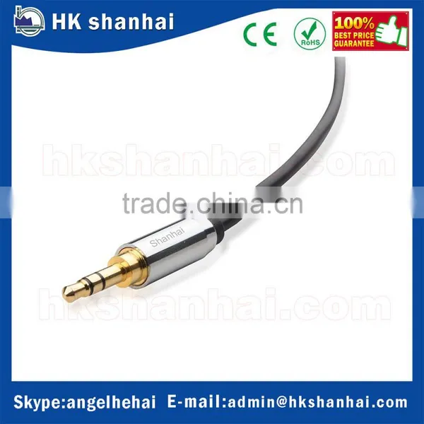 2016 Trending Products Male to Female AUX Port Compatible Gold Plated 3.5mm Stereo Audio Extension Cable photo-3