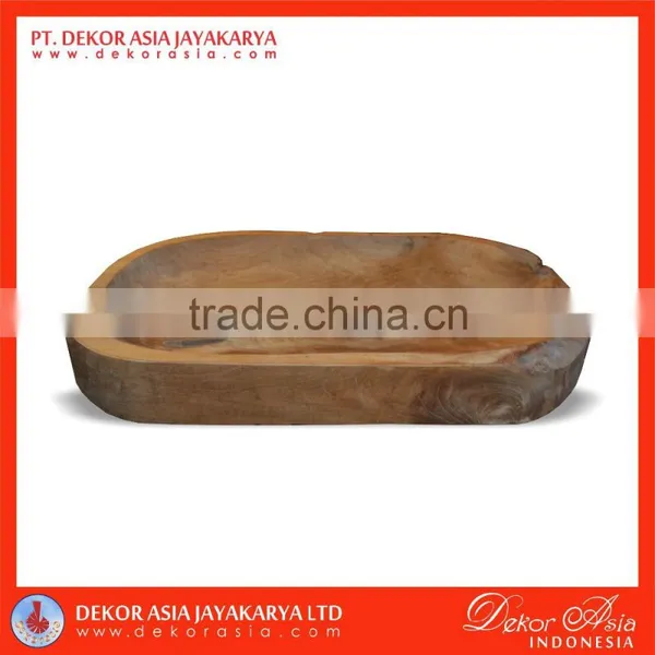OVAL TRAY - WOODEN BOWLS