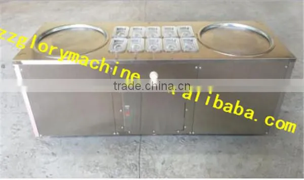 Pananonic Compressor Fried Ice Cream Machine/thailand Fry Ice Cream Machine photo-3
