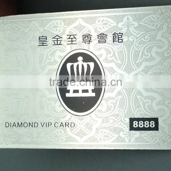 Silver Metal Business Card With SLE4442/AT24C02 photo-2
