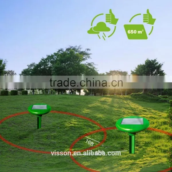 VS-313 Solar Ultrasonic Mole Rodent Snake Repeller-Get Rid Of Mole Rodent Snake Mouse Rat Gopher Voles for Outdoor Garden Yard photo-6