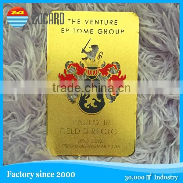 Quality Customized Metal Cards With Color Printed photo-2