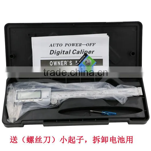 High Quality Electronic Digital Caliper Inch/Metric/Fractions Conversion 0-6 Inch/150 mm Stainless Steel Body photo-6