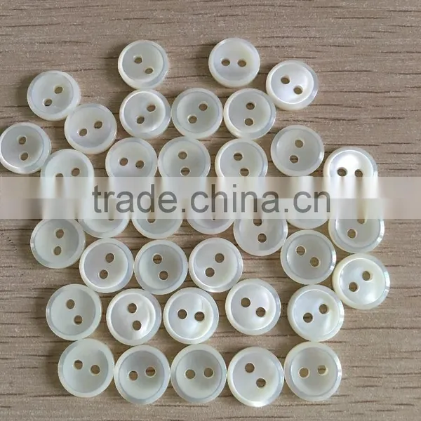 White Trochus Shell Button photo-2