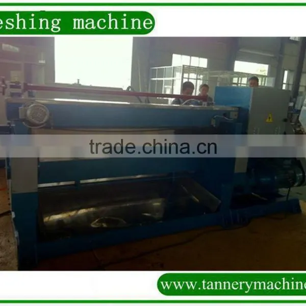 Sheep Goat Leather Hydraulic Fleshing Machine With Wool photo-5