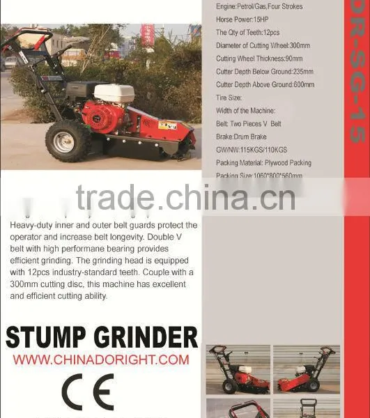 13HP/15HP Hot Sale Gasoline Tree Stump Remover Made in China photo-6