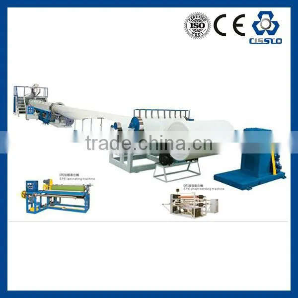 CE STANDARD HIGH OUTPUT EPE FOAM SHEET EXTRUSION MACHINE, EPE SHEET FOAMING MACHINE photo-4
