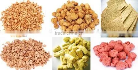 Soy Protein Extrusion Machine/soya Nugget Processing Extruder photo-2