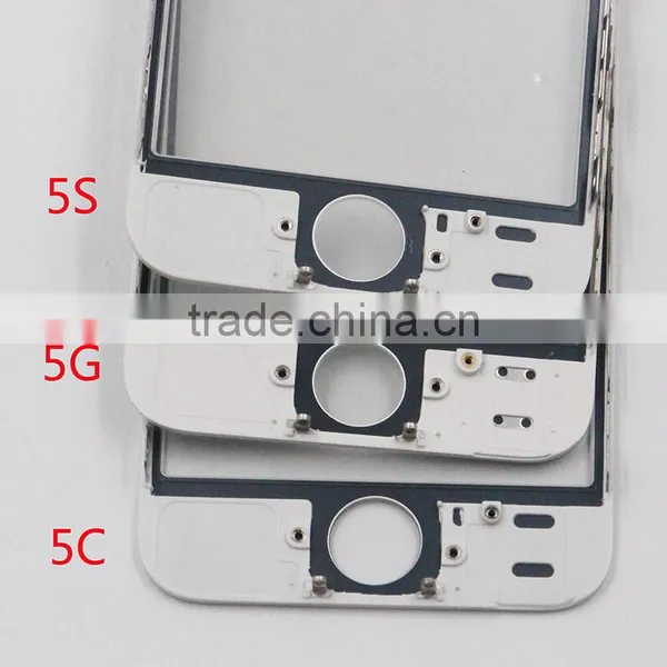 Hot Selling 3 in 1 Glass With Cold Press Frame Bezel With OCA Sheet Film for IPhone 5 photo-2