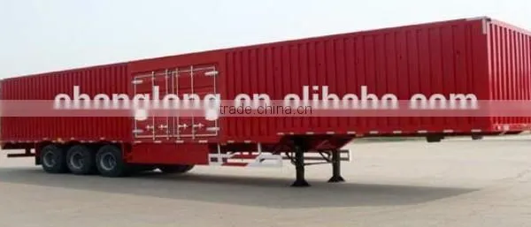 China Manufacturers 3 Axles Cargo Box Trailer photo-3