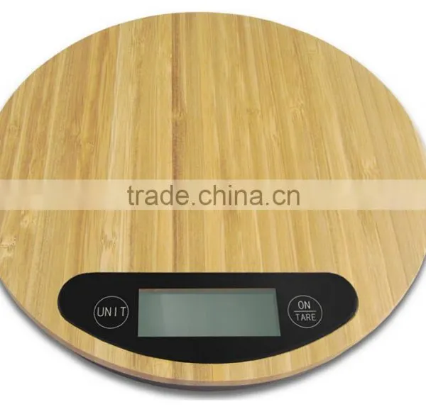 Excellent Design Bamboo Platform Digital Kitchen Scale photo-1