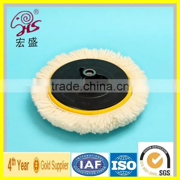 High Quality 4 Inch/100 mm Wool Polishing Pad for Industry photo-4