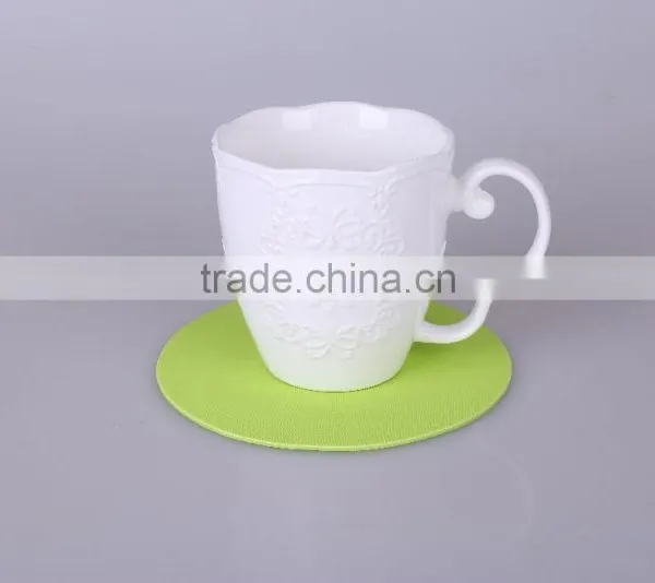 Tea Cup Plastic Coasters for Drink photo-2