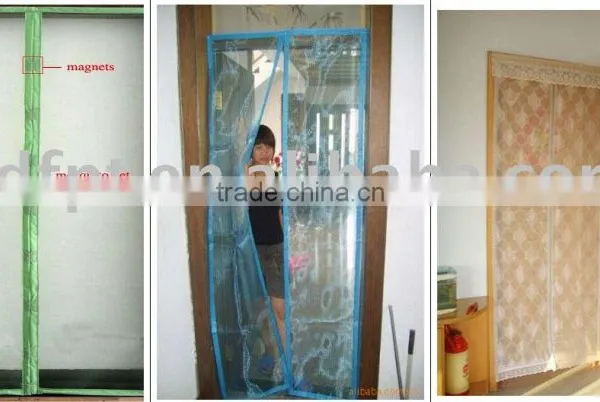 Magnetic door screen