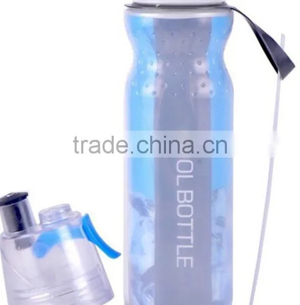 Mist Spray Drinking Water Bottle Insulated Drinking & Misting Sport Water Bottle With Mist Sprayer Outdoor Sport Hydration photo-2