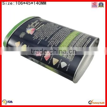 Manufacture Candy Packing Oval Gift Tin Can photo-5