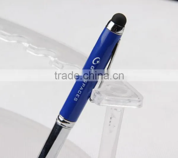 Custom Logo Laser Engrave Copper Stylus Pen With LED Flashlight ,3 1 in Touch Screen Stylus Pen photo-2