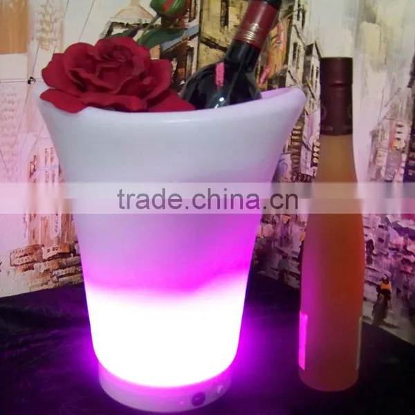 Cheap Led Ice Bucket /champagne Bucket Led/ Led Illuminated Ice Bucket/led Wine Coolers/beer Bottle Holders photo-3