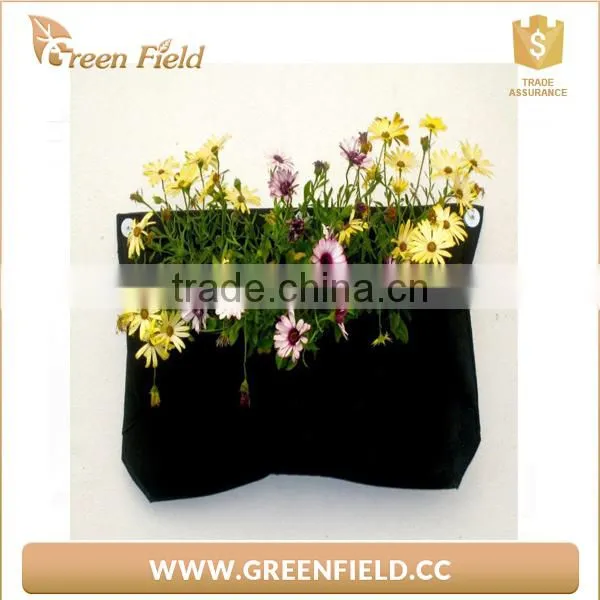 Green Vertical Garden Hanging Wall Felt Planter,Grow Planting Bags For Felt Fabric Hanging Wall Planter photo-6