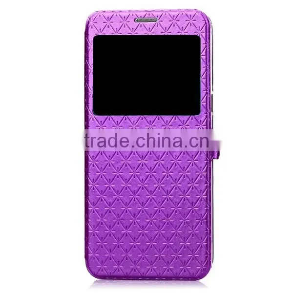 Embossing PU Leather Phone Case, Holder Stand Magnetic Flip Leather Case With Window For Samsung Note 7 photo-6