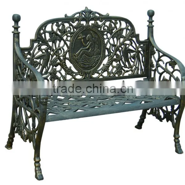 Trade Assurance Garden Furniture Antique Cast Iron Bench Supplier photo-2