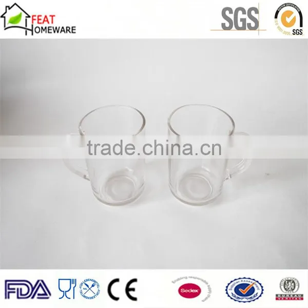High Quality Cheap Glass Beer Coffee Mug Tea Cup photo-2