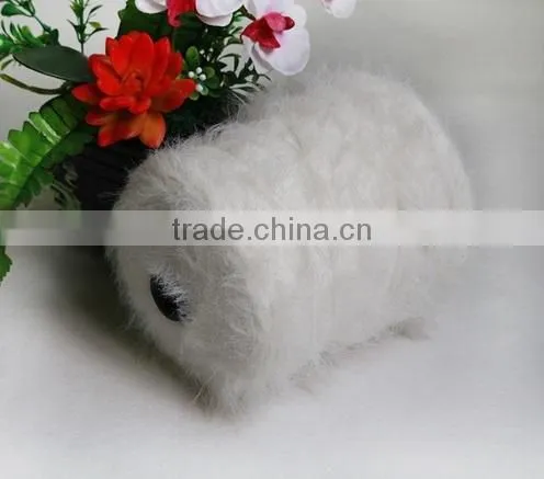 100%Polyester Fancy Feather Yarn For Knitting Scarf photo-2