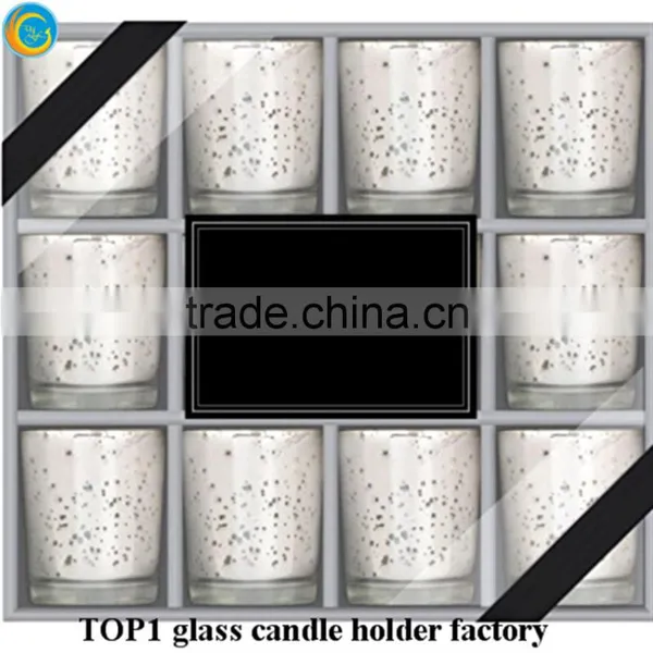 Stemmed Glass Votive Candle Holders Wedding photo-6