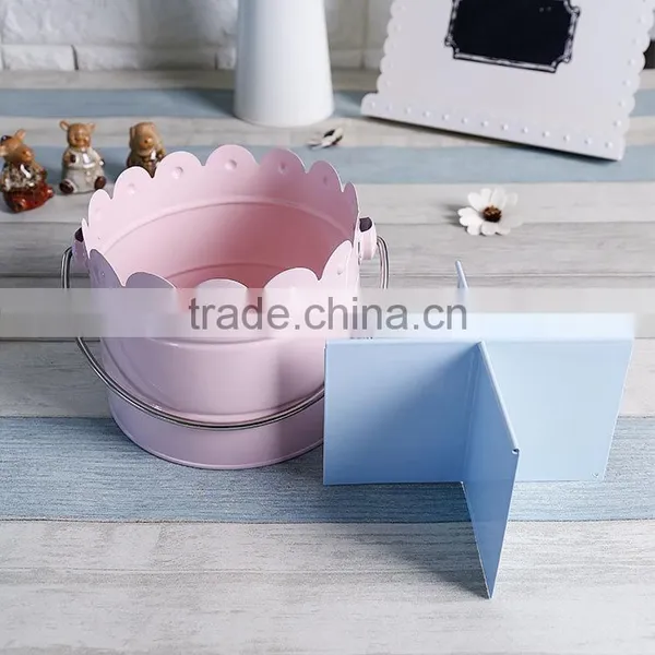 4 Grids Portable Metal Kitchen Storage Box/Picnic Collector/Beer Bucket/House Keeper photo-4