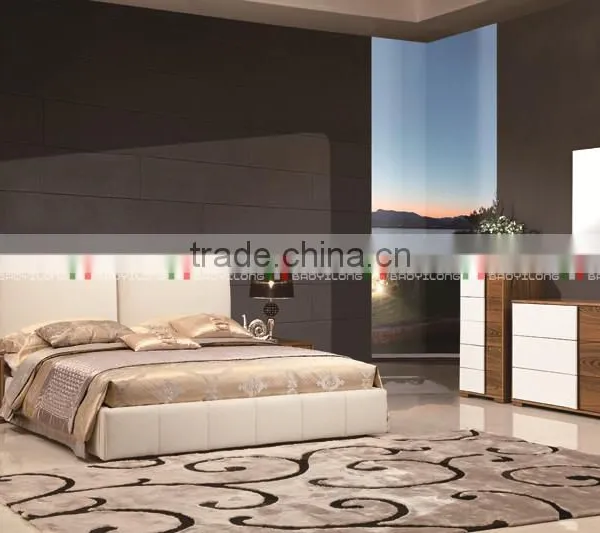 French Royal Design Bedroom Furniture King Size Bed photo-4