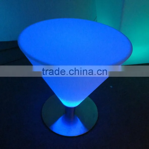 Glowing Portable Bar Tables LED Poseur Table With 16 Colors Changing for DJ House photo-3