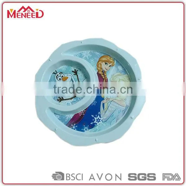 Star Printing 2 Parts Decorative Melamine Dessert Plate Plastic photo-2