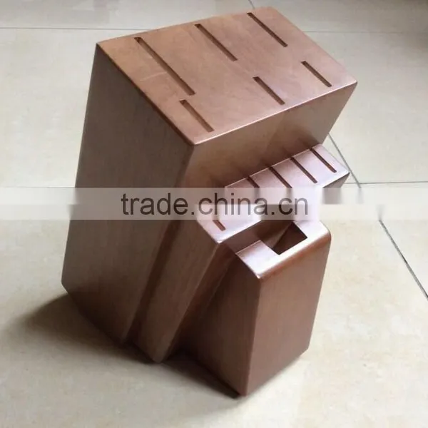 13 Slots Wooden Knife Block,wooden Holder,wooden Stander