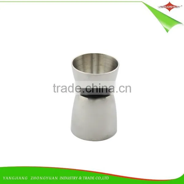 ZY-F1023 Stainless Steel Double Jigger With Handle Double Cups Measuring Tool photo-6