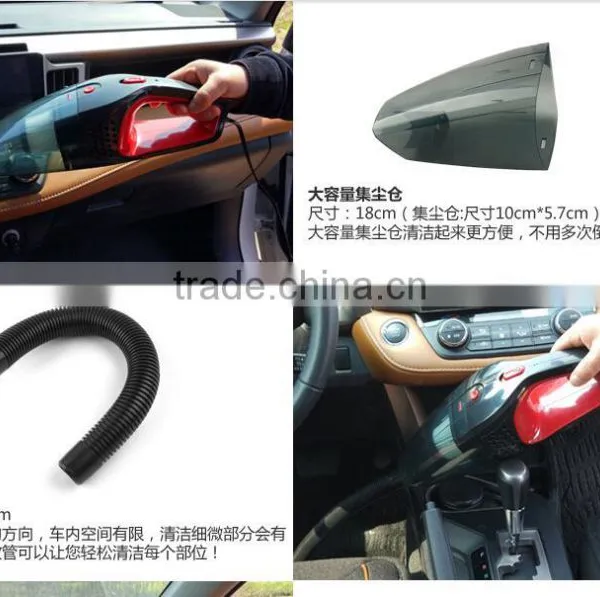 DC-12V Portable Handheld Mini Dry and Wet Car Seat Vacuum Cleaner photo-4