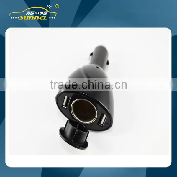 2015 CE Approval Car Charger Cigarette Lighter Adapter With Double USB for IPhone , Tablet photo-2